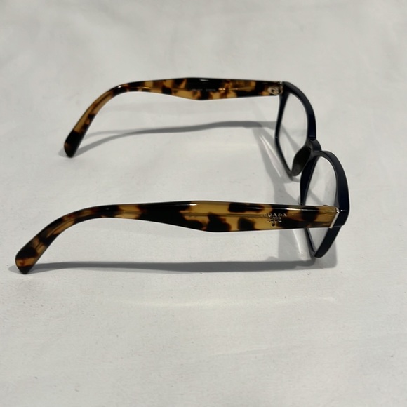 Prada Eyeglasses Navy Blue/Tortoise VPR 18T 53/16. VIB 101 140 - Picture 3 of 11